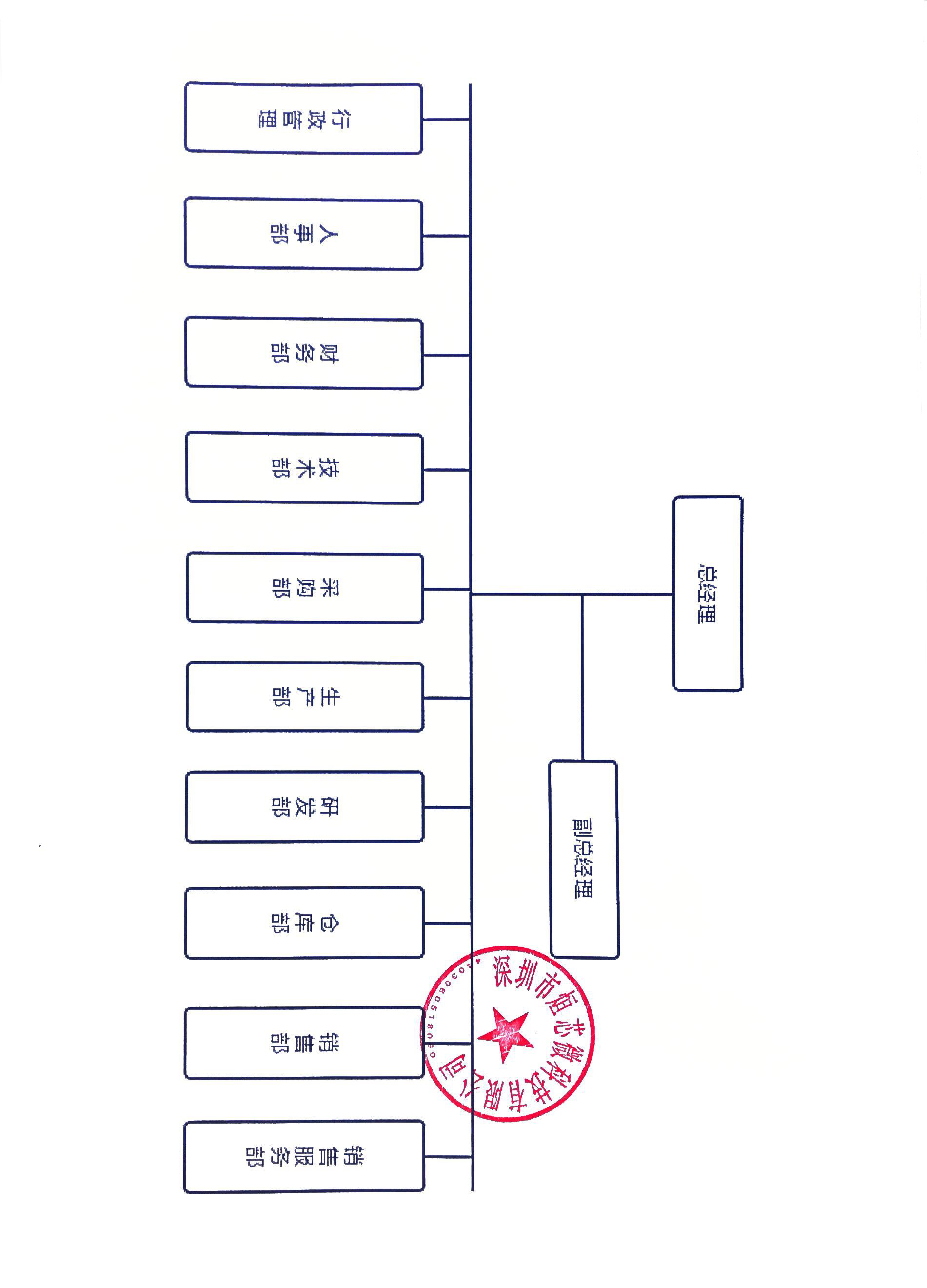 公司組織結(jié)構圖
