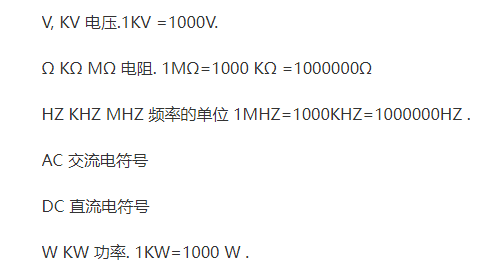 單位符號 電力符號