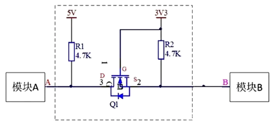 ?mos管電平轉(zhuǎn)換電路