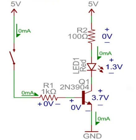 三極管開關電路