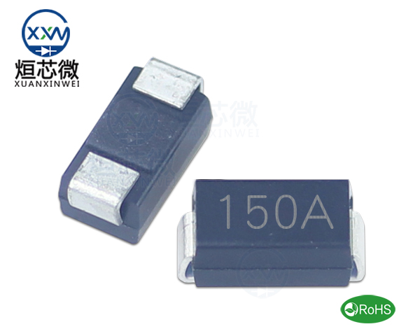 P4SMA150A參數(shù),TVS二極管P4SMA150A瞬態(tài)(變)抑制二極管